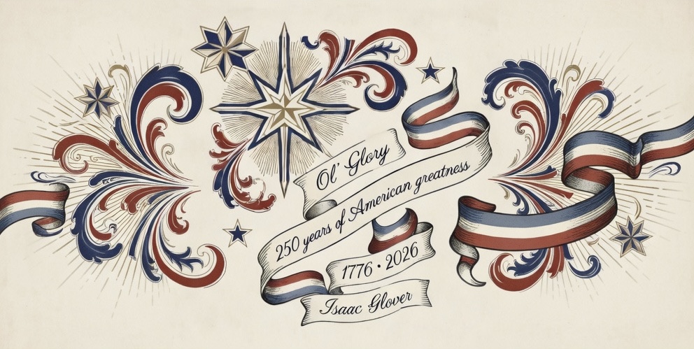 Ol' Glory — 250 years of American greatness — Isaac Glover